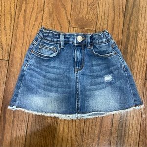 Zara kids denim mini skirt